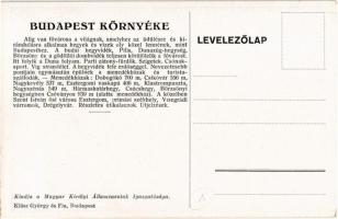 Dunakanyar, Budapest környéke. MÁV (Magyar Királyi Államvasutak) turisztikai reklám / Hungarian Stat...