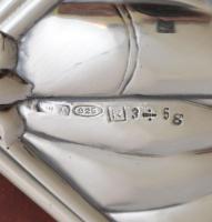 Argenti Szűz Mária a kis Jézussal,olasz ezüst ( Ag.) lemez, fa táblán, jelzett, 11,5×8 cm, bruttó:13...