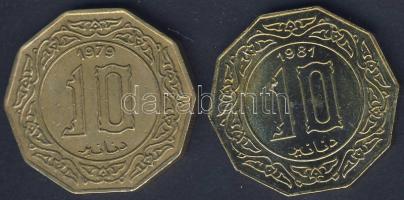 Algéria 1979-81. 10D (2x) T:2,3