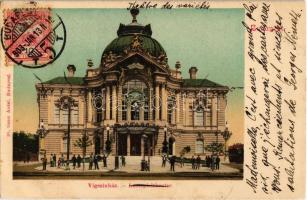 1903 Budapest XIII. Vígszínház. Ganz Antal 98. TCV card