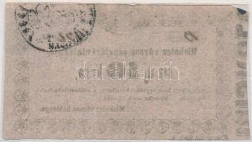 Miskolc 1860. 10kr "Miskolcz városa pénztári utalványa" fólia tasakban T:III