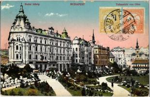 1915 Budapest I. Tabán, Döbrentei tér, Czigler-féle sarok palota. TCV card