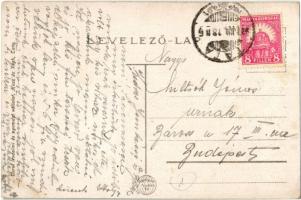 1927 Tata, Tata-Tóváros; Kristály uszoda, fürdőzők. Kiadja a Turul irodalmi és nyomdai vállalat, Hes...