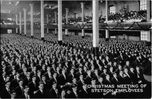 Philadelphia, Christmas meeting of Stetson employees (John B. Stetson Company)