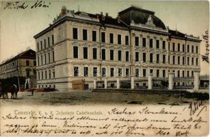 Temesvár, Timisoara; Cs. és kir. Hadapród iskola / K.u.K. Infanterie Cadettenschule / military school