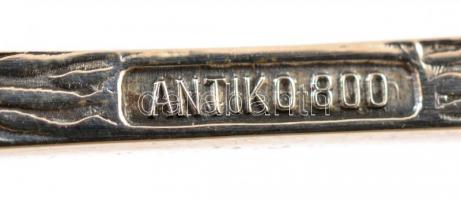 Ezüst habos kanál. Jelzett  25g 16 cm