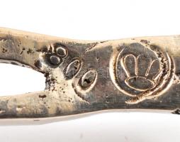 Ezüst habos kanál. Jelzett  17g 14 cm