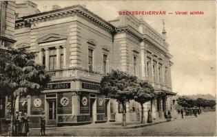 1912 Székesfehérvár, városi színház, Berveiler János üzlete