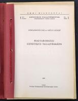 1961-1962 OMMI (Országos Mezőgazdasági Minőségvizsgáló Intézet) Kiadványai 1. sor. Genetikus talajté...