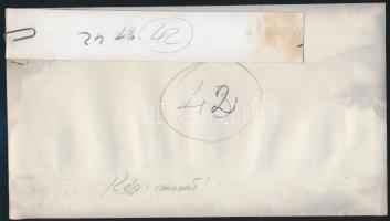 Plymouth autó, országúti cirkáló, eredeti sajtófotó, külön felirattal, 13×23 cm