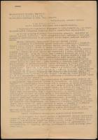 Úttörő-mozgalom, ismertető kiadvány + gépelt körlevél