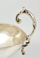 Ezüst szószos edény. Jelzett, 171 g. 13x19cm