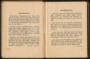 1933 Hitlerjugend daloskönyv. Uns geht die Sonne nicht unter. 142p. Laza egészvászon kötésben