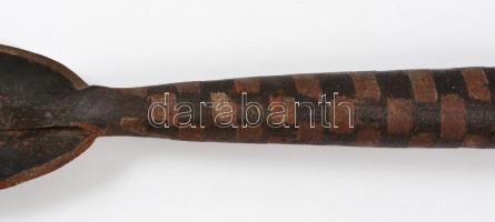 XIX. sz. Afrikai lándzsa fej. Vas. 52 cm