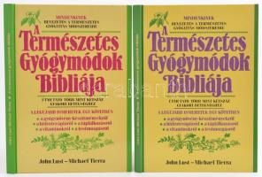 2 példány: Lust, John-Tierra, Michael A természetes gyógymódok bibliája Hunga-Print, 1991. könyvéből. Kiadói kartonálásban.