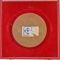 Kiss Sándor (1925-1999) DN "Bartók Béla 1881-1945" Br emlékplakett, tokban (100mm) T:2