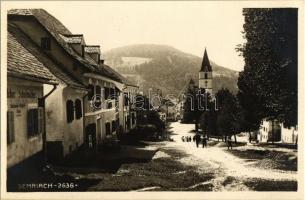 Semriach, Strasse, Kirche, Schuhmacher / street, church, schoemaker's shop