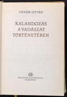 3 db vadászkönyv: Széchenyi Zsigmond: Szarvasok nyomában. Dékán István: Kalandozás a vadászat történ...