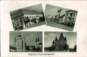 Marosvásárhely, Targu Mures; Ortodox székesegyház és a kiskatedrális / Romanian Orthodox cathedral and church + 1944 Tábori postahivatal