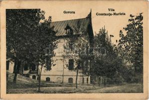 Govora, Baile Govora; Villa Constanta Marieta