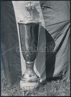1973 A Hungária kupa, pecséttel jelzett sajtófotó, 13×18 cm
