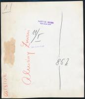 Almássy Zsuzsa (1950-) műkorcsolyázó, edző, sajtófotó, pecséttel jelzett, 21×18 cm