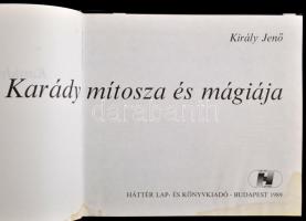 Király Jenő: Karády mítosza és mágiája. Budapest, 1989, Háttér Lap- és Könyvkiadó. Kiadói illusztrál...