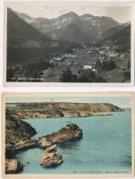 8 db RÉGI francia városképes lap / 8 pre-1945 French town-view postcards