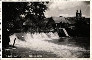 1941 Székelyudvarhely, Odorheiu Secuiesc; Küküllő gátja / Tarnava River dam (EK)