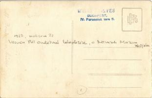 Dr. Prohászka Ottokár utolsó nyilvános szereplése, a Vasvári Pál emlékmű leleplezésekor a Nemzeti Mú...