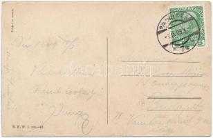 Vienna, Wien, Bécs; Mozart Denkmal / statue of Mozart. B.K.W.I. 105-42