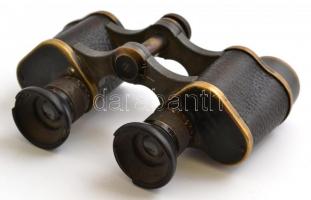 1915 Katonai távcső. M.11.Z. Feldstecher G  fach Nr 455601, Zeiss Károly, Győr. sérült, lencsén apró...