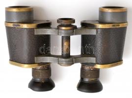 1915 Katonai távcső. M.11.Z. Feldstecher G  fach Nr 455601, Zeiss Károly, Győr. sérült, lencsén apró...