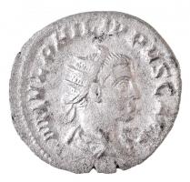 Római Birodalom / Róma / II. Philippus 244-246. Antoninianus Ag (2,71g) T:2 Roman Empire / Rome / Philip II 244-246. Antoninianus Ag M IVL PHILPPVS CAES / PRINCIPI IVVENT (2,71g) C:XF RIC IV 218d.