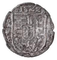 1522L-B Denár Ag II. Lajos (0,54g) T:2- Hungary 1522L-B Denar Ag Louis II (0,54g) C:VF Huszár: 846. Unger I.: 675.a