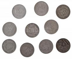 1947. 5Ft Ag "Kossuth" (10x) T:2,2-,3 patina