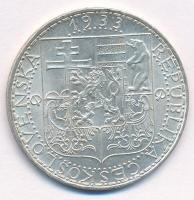 Csehszlovákia 1933. 20K Ag "Ipar, mezőgazdaság, üzlet" T:1-
Czechoslovakia 1933. 20 Korun...