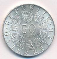 Ausztria 1965. 50 Sch Ag "600 éves a Bécsi Egyetem" T:1- Austria 1965. 50 Schilling Ag &qu...
