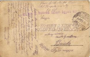 1917 Az öreg wolhyniai harcos / WWI K.u.k. military, soldier with cannon from Volhynia. photo + &quo...