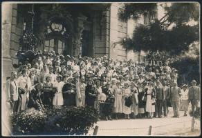 cca 1910-1940 3 db régi fotó New York kávéház, orgoványi tantestület, Dunavecse fotó 18x12 cm - 13x9...