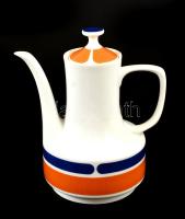 Hollóházi porcelán mokkás készlet saját dobozában. Matricás, jelzett, hibátlan