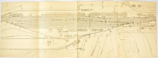 cca 1880 A Magyar Királyi Államvasutak szabvány épületeinek és egyéb műtárgyainak bemutató lapjai. Ö...