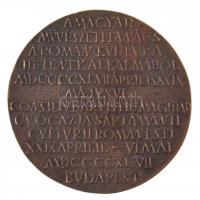 Borsos Miklós (1906-1990) 1947. "Mihail Eminescu / A Magyar Művészeti Tanács a román kultúra he...