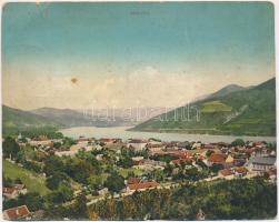 Orsova, hajtatlan panorámalap / unfolded panoramacard (szakadások / tears)