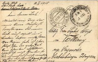 1915 Versenkung des italienischen Panzerkreuzers 'Giuseppe Garibaldi' durch ein oesterr.-u...