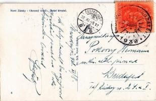 Érsekújvár, Nové Zámky; Járási hivatal / Okresny úrad / county hall + "1938 Érsekújvár visszaté...