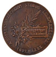 Lóránfi Antal (1856-1927) 1897. "Gróf Széchenyi István / A soproni Széchenyi szobor leleplezésé...