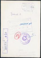 1955 Gyarmati Olga (1924-2013) olimpiai bajnok atléta, távolugró, gátfutó, a hátoldalon feliratozott...