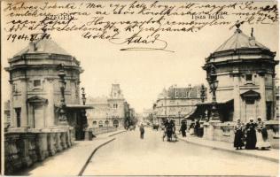 1904 Szeged, Tiszai hídfő
