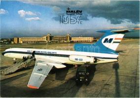 27 db modern használatlan repülőgép motívumlap, főleg MALÉV (repülőgép típusok, régi repülők) / 27 m...